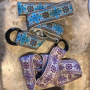 Two Waisted Belts size Medium / Perfect Condition